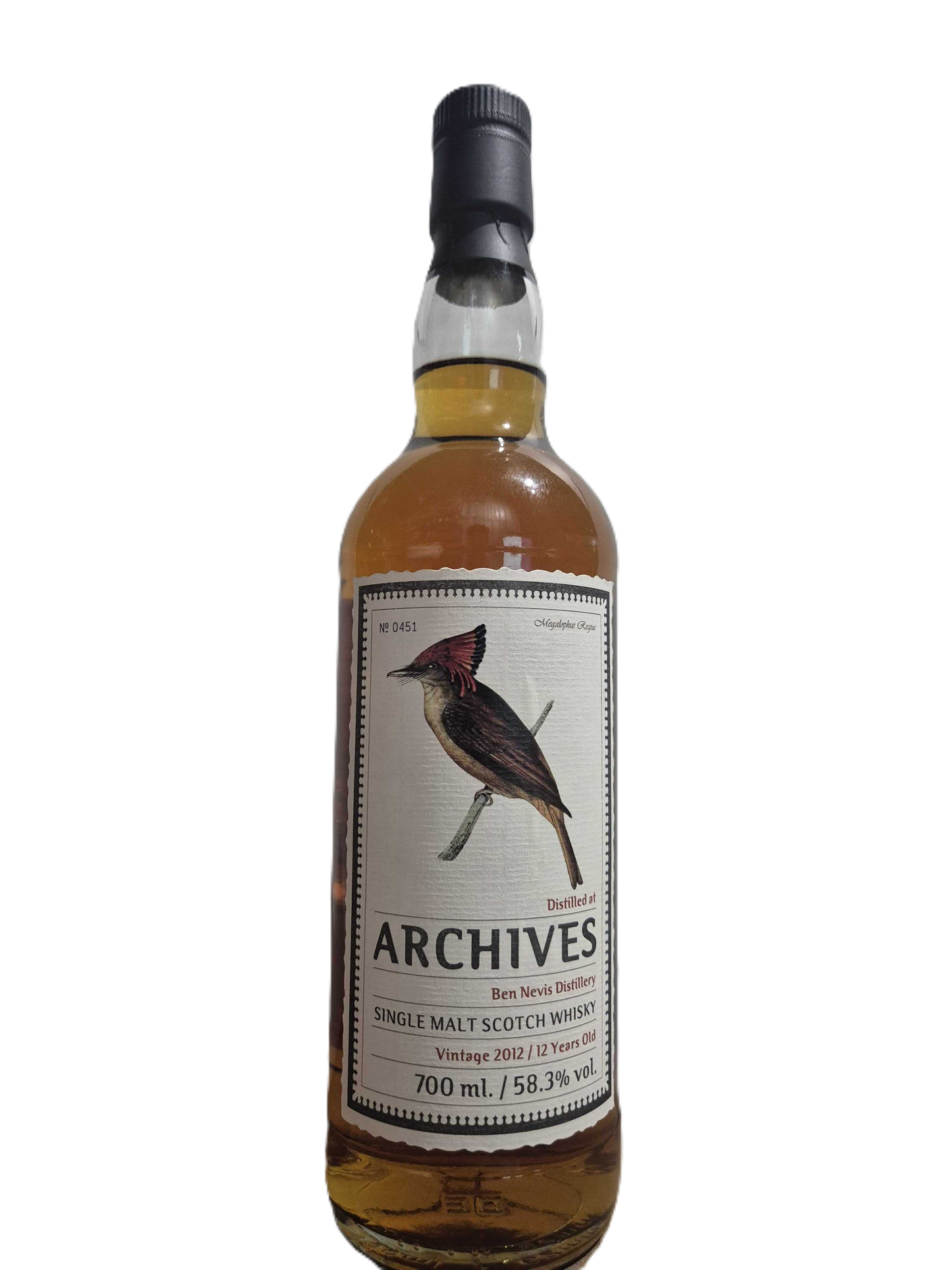 Archives 2012 Ben Nevis 12 Year Old No.0451 Single Malt Scotch Whisky