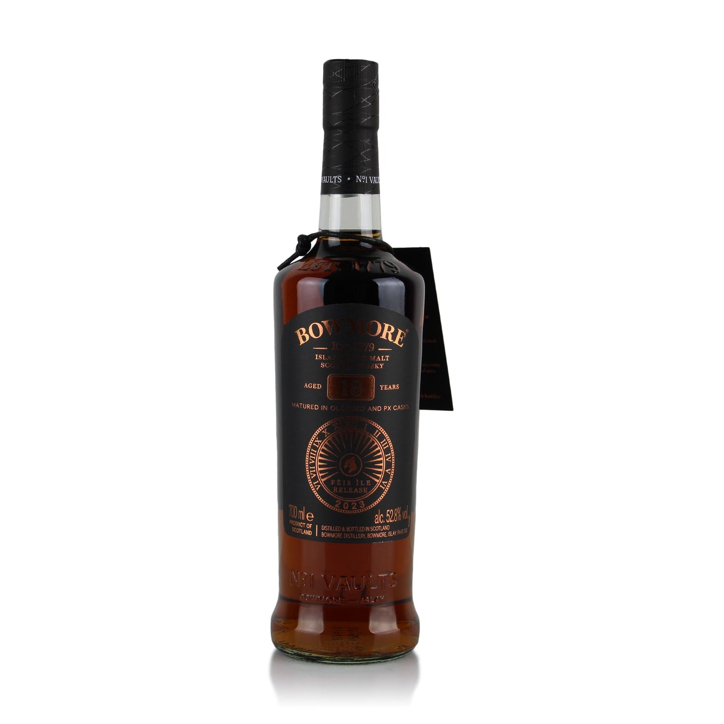 Bowmore 18 Year Old Oloroso & PX Cask Feis Ile 2023 Release Single Malt Scotch Whisky