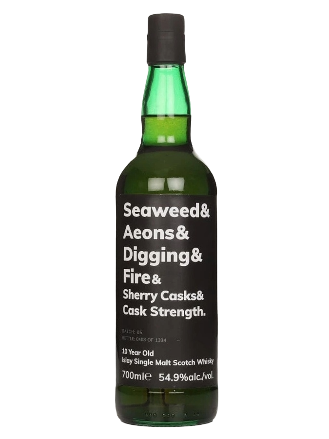 Seaweed & Aeons & Digging & Fire & Sherry Casks & Cask Strength 10 Year Old Batch 05 Single Malt Scotch Whisky