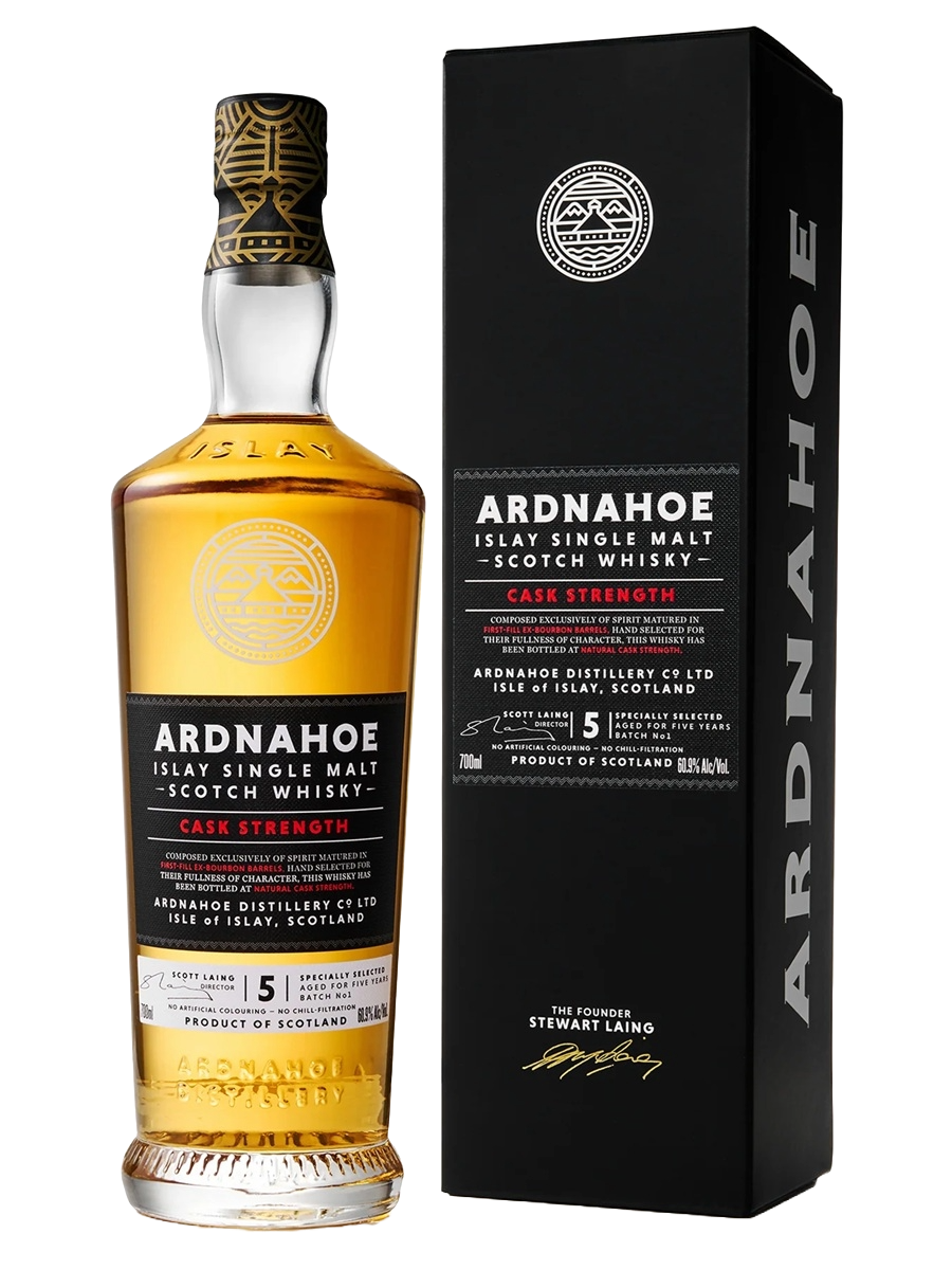 Ardnahoe 5 Year Old Cask Strength Batch 1 Single Malt Scotch Whisky