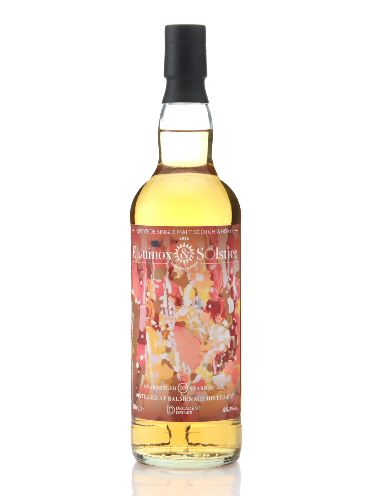 Equinox & Solstice 2016 Balmenach 10 Year Old 1st Fill Bourbon Quarter Cask Finish Single Malt Scotch Whisky