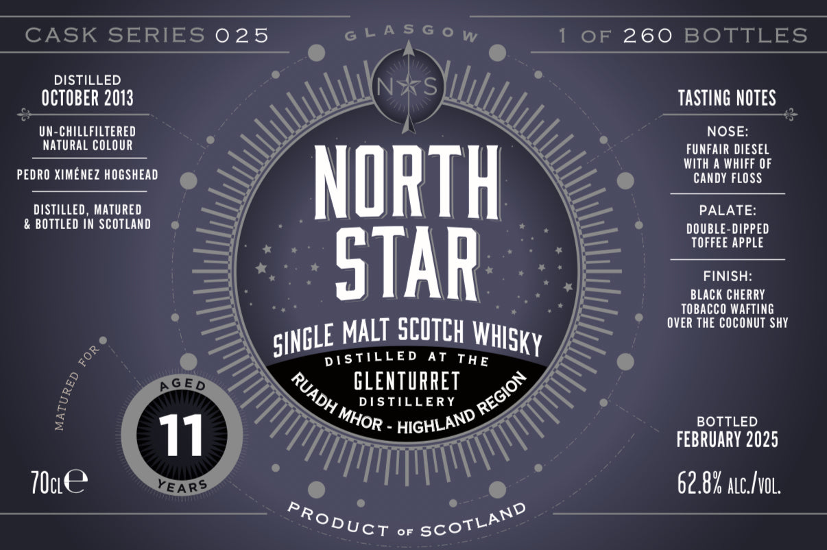 North Star Glenturret 'Ruadh Mhor' 11 Year Old PX Hogshead Single Cask Single Malt Scotch Whisky