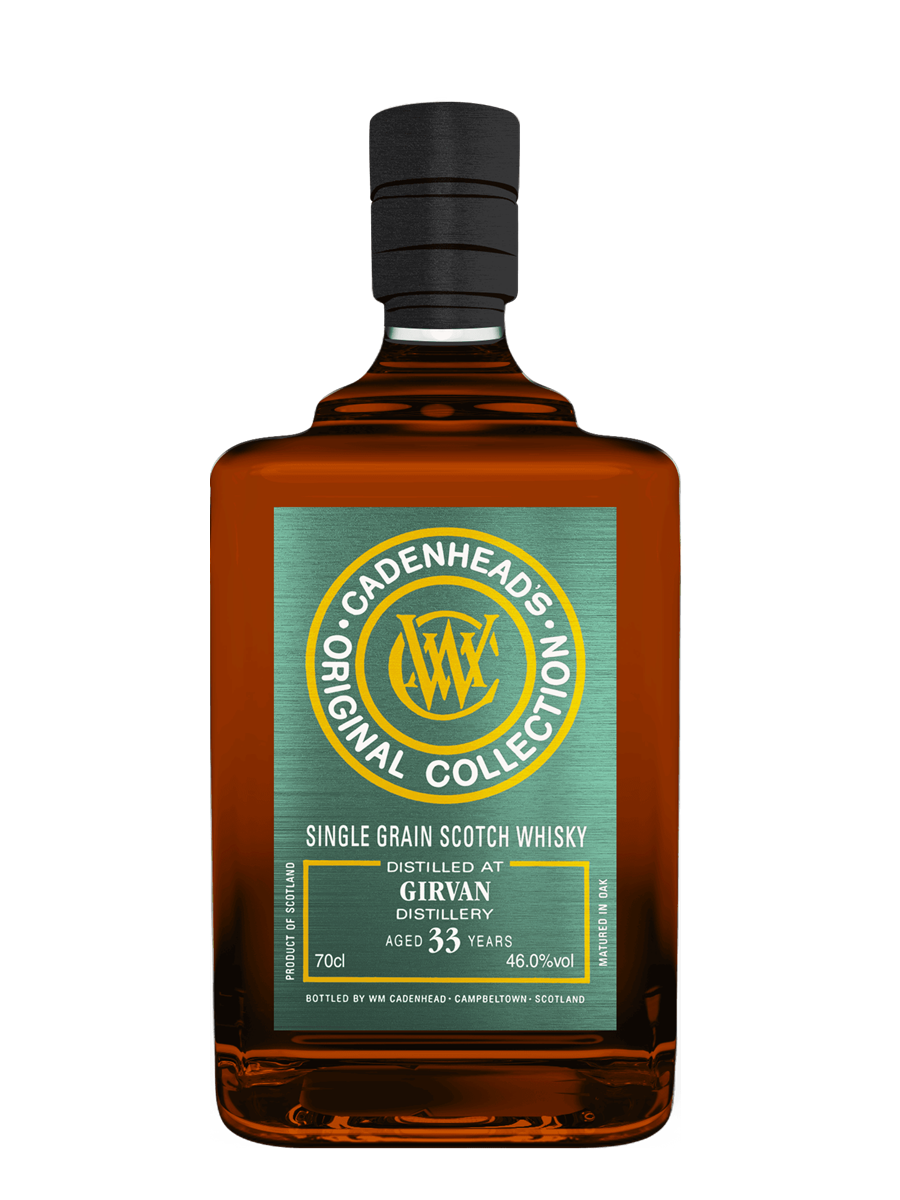 Cadenhead's Original Collection Girvan 33 Year Old Single Grain Scotch Whisky