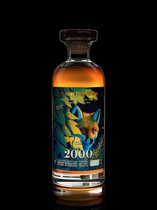 The Whisky Jury 2000 TDL 25 Year Old Refill Barrel Single Cask Jamaican Rum
