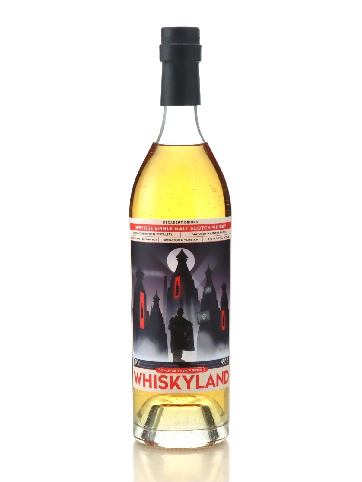 Whiskyland Chapter Twenty Seven 1997 Imperial 27 Year Old Refill Barrel Single Cask Single Malt Scotch Whisky