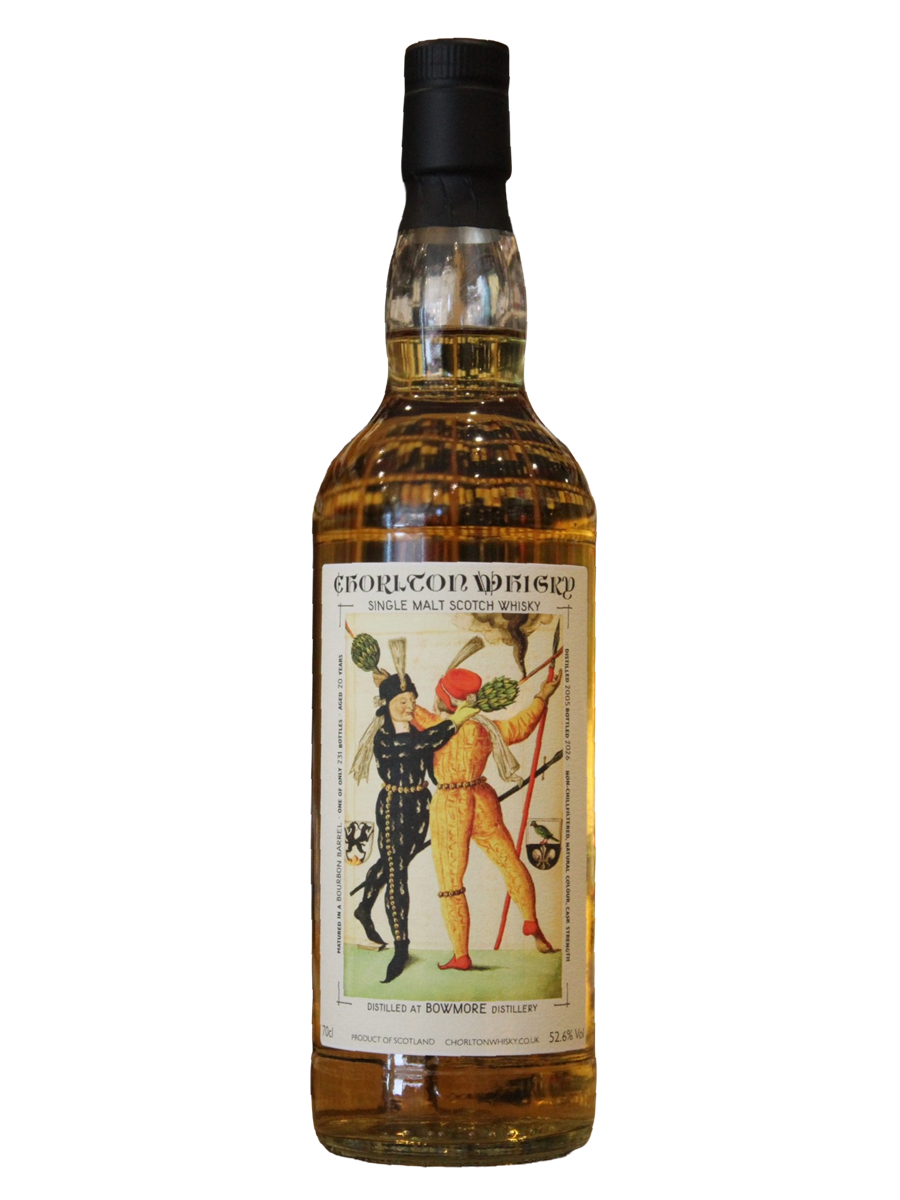 Chorlton 2005 Bowmore 20 Year Old Bourbon Hogshead Single Cask Single Malt Scotch Whisky