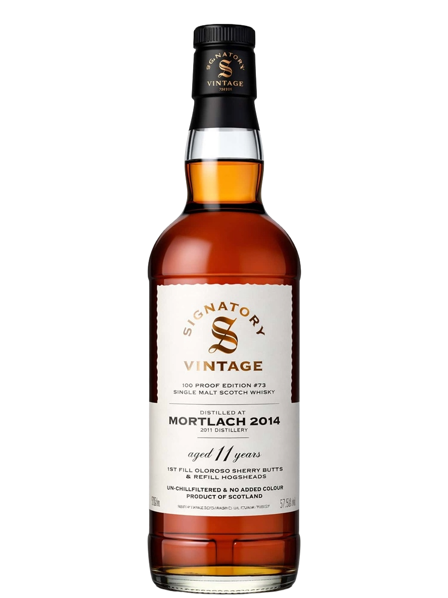 Signatory Vintage 100 Proof Ed. 73 2014 Mortlach 11 Year Old Single Malt Scotch Whisky