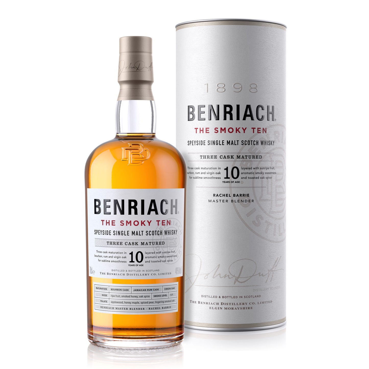 Benriach 'The Smoky Ten' 10 Year Old Single Malt Scotch Whisky
