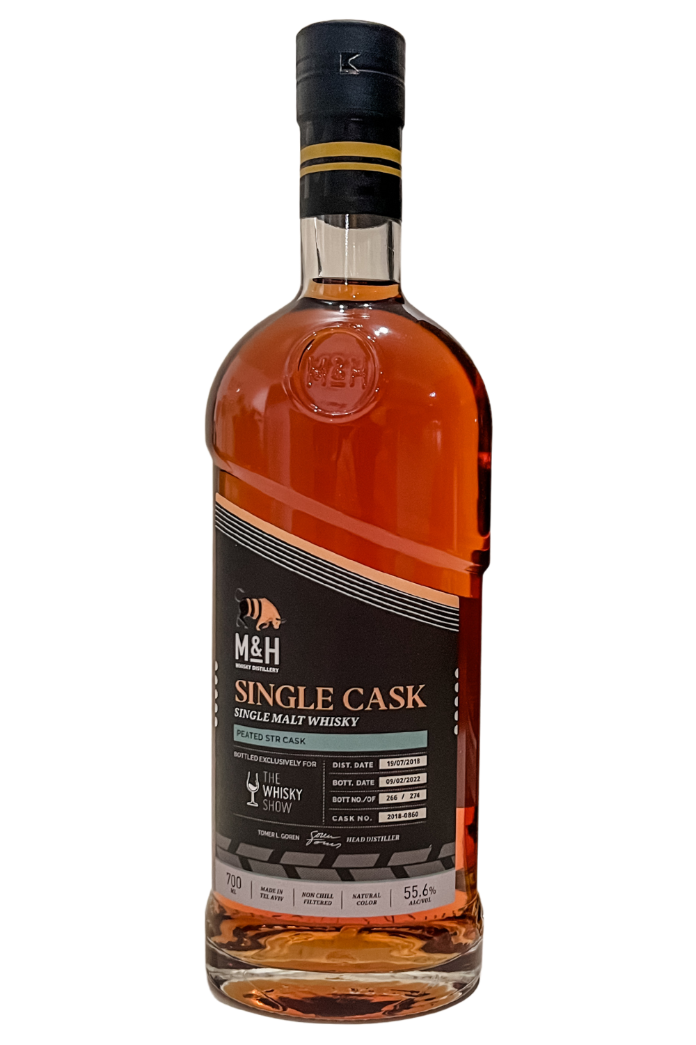 Milk & Honey Peated STR Single Cask For The Whisky Show - Single Malt Whisky