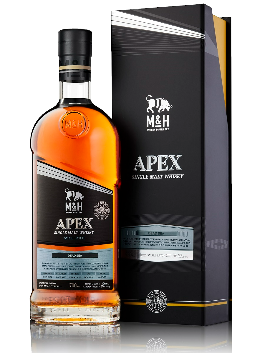 M&H Apex Dead Sea Aged Israeli Single Malt Whisky