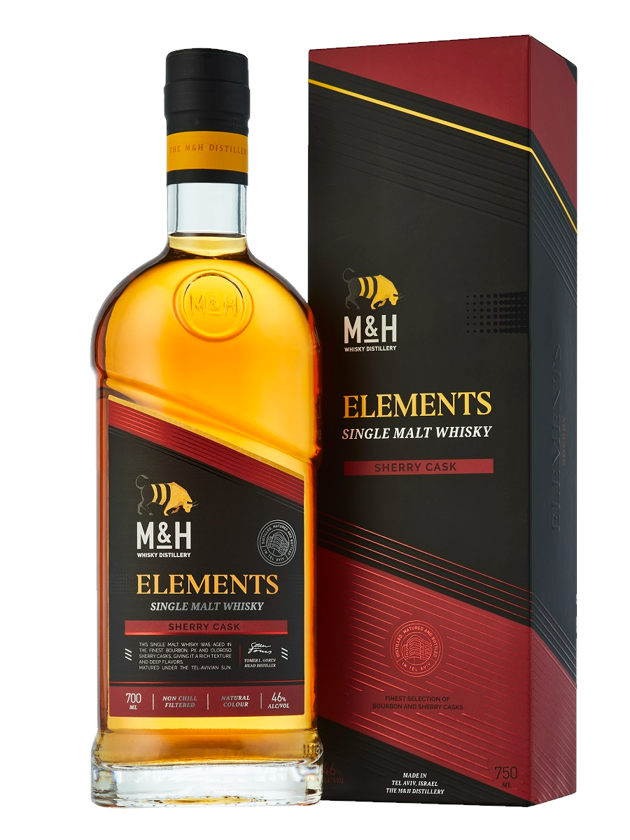 M&H Elements Sherry Cask Israeli Single Malt Whisky