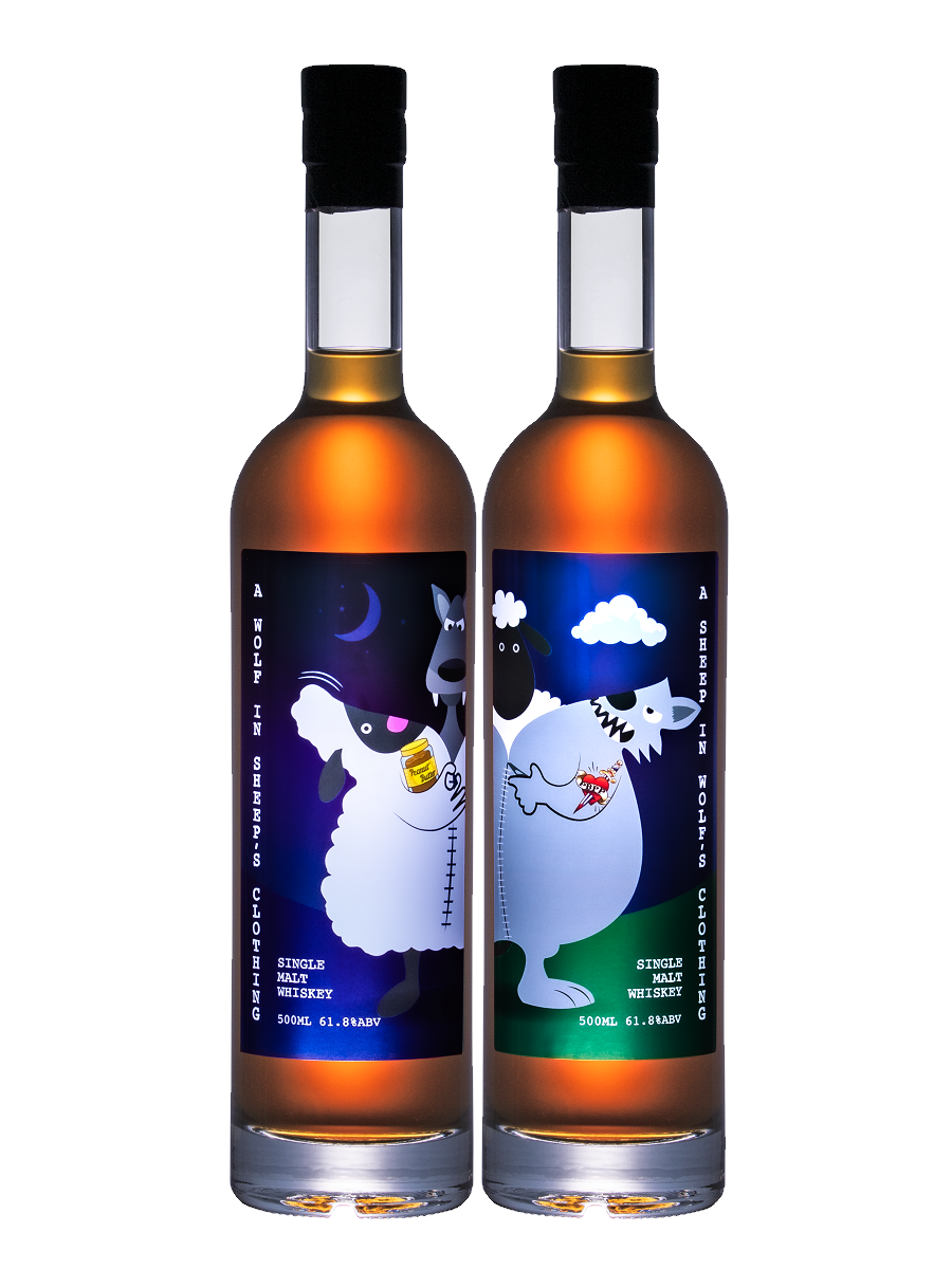 A Wolf In Sheep's Clothing / Sheep In Wolf's Clothing Australian Single Malt Whisky