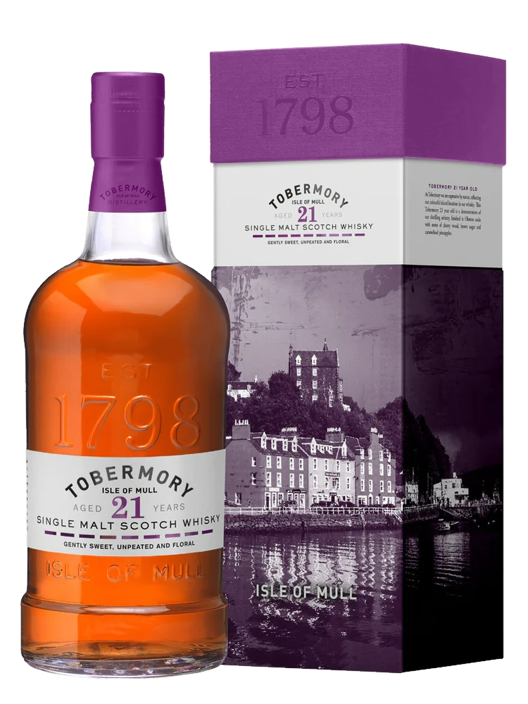 Tobermory 21 Year Old Single Malt Scotch Whisky