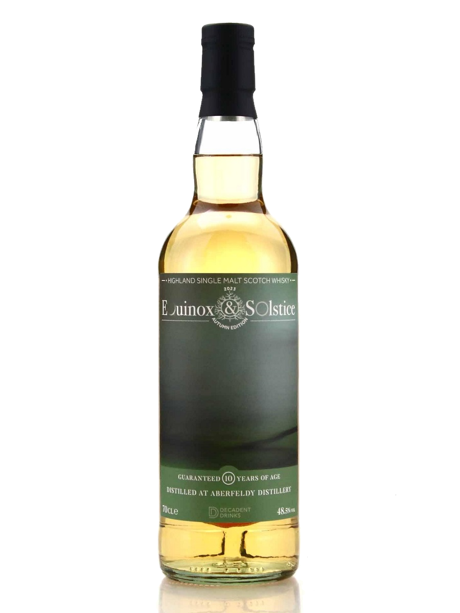 Decadent Drinks Equinox & Solstice Aberfeldy 10 Year Old Single Malt Scotch Whisky
