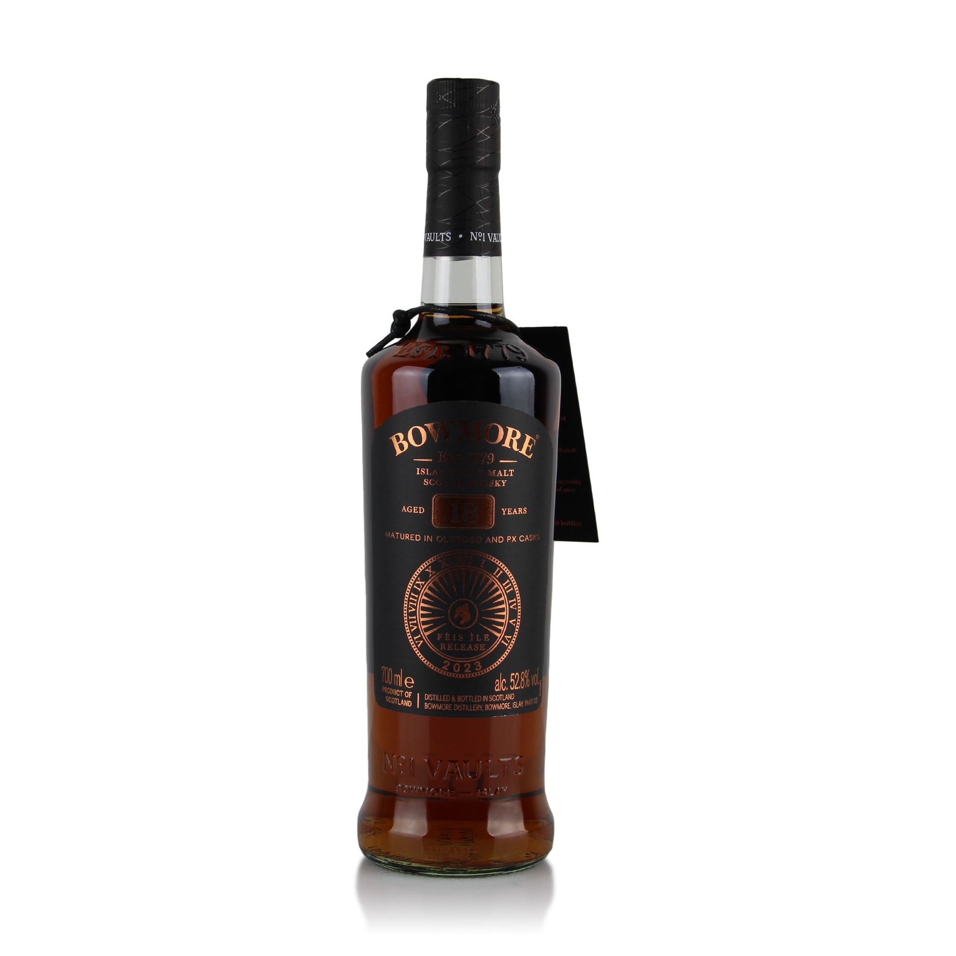 Bowmore 18 Year Old Oloroso & PX Cask Feis Ile 2023 Release Single Malt Scotch Whisky