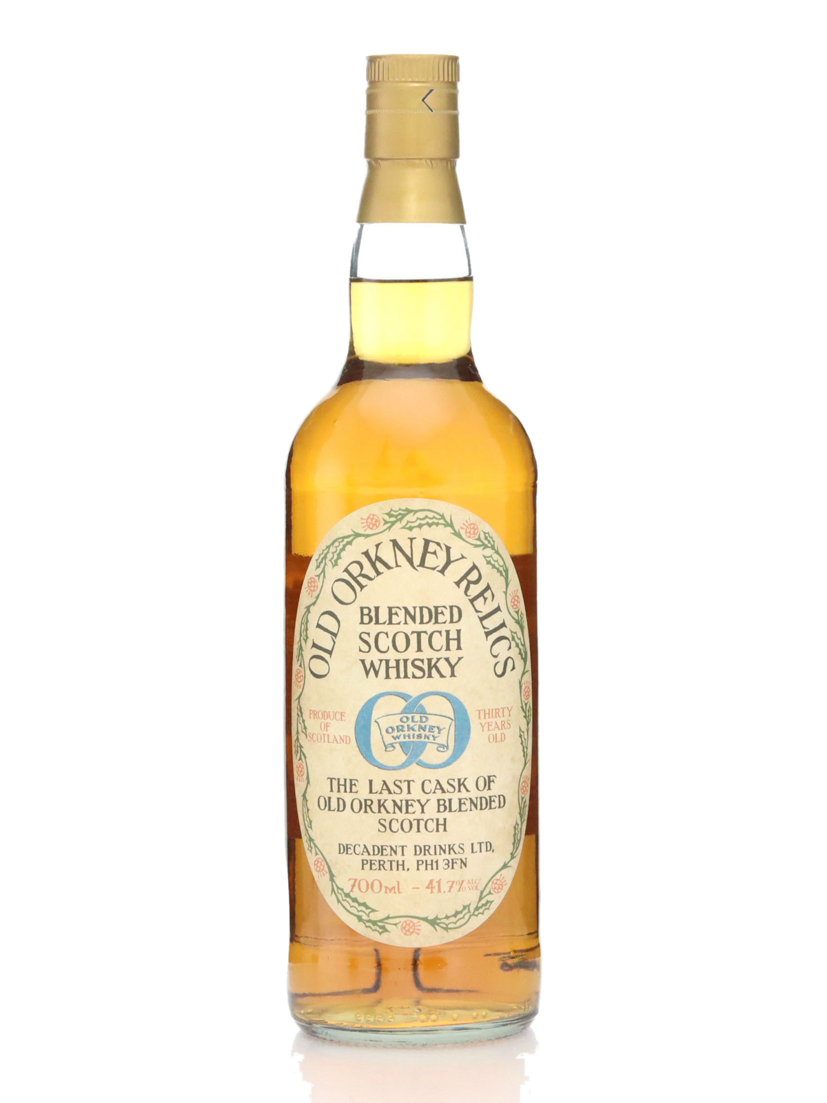 Old Orkney 1996 Relics 30 Year Old Single Cask Blended Scotch Whisky