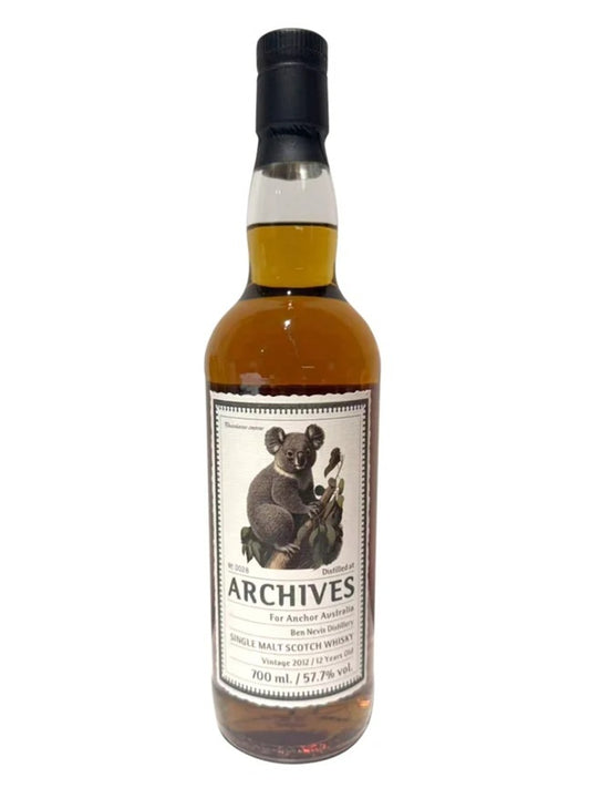 Archives 2012 Ben Nevis 12 Year Old Australian Exclusive Single Cask Single Malt Scotch Whisky