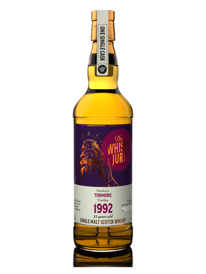 The Whisky Jury 1992 Tormore 33 Year Old Refill Hogshead Single Cask Single Malt Scotch Whisky