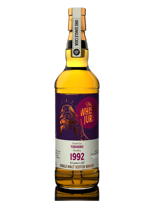 The Whisky Jury 1992 Tormore 33 Year Old Refill Hogshead Single Cask Single Malt Scotch Whisky
