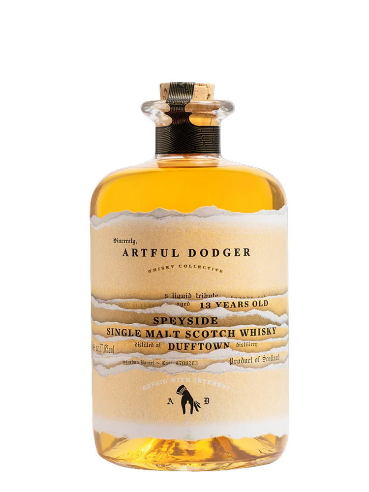Artful Dodger 2008 Dufftown 13 Year Old Bourbon Barrel Single Cask Single Malt Scotch Whisky (500ml)