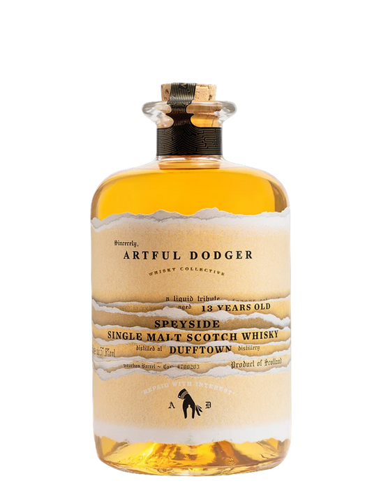 Artful Dodger 2008 Dufftown 13 Year Old Bourbon Barrel Single Cask Single Malt Scotch Whisky (500ml)