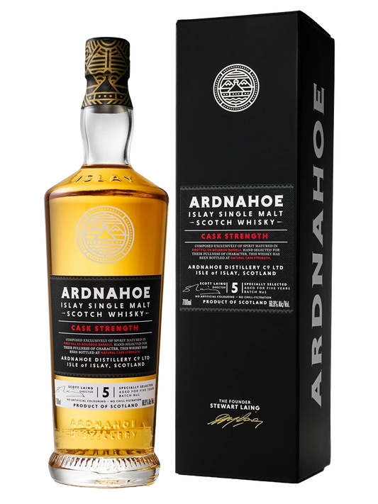 Ardnahoe 5 Year Old Cask Strength Batch 1 Single Malt Scotch Whisky