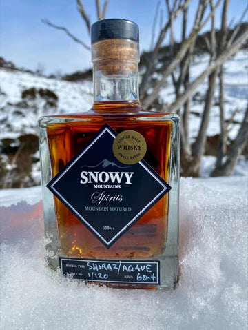 Snowy Mountain Spirits Shiraz/Agave Cask Matured Australian Single Malt Whisky