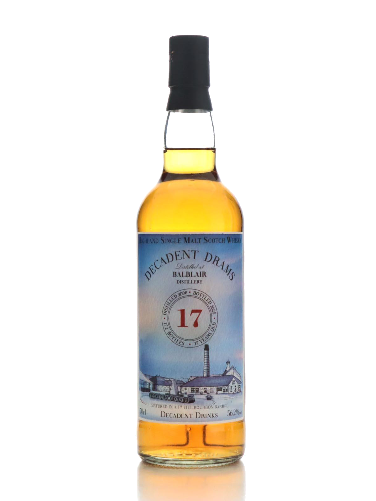 Decadent Drams 2008 Balblair 17 PX Sherry Hogshead Single Malt Scotch Whisky