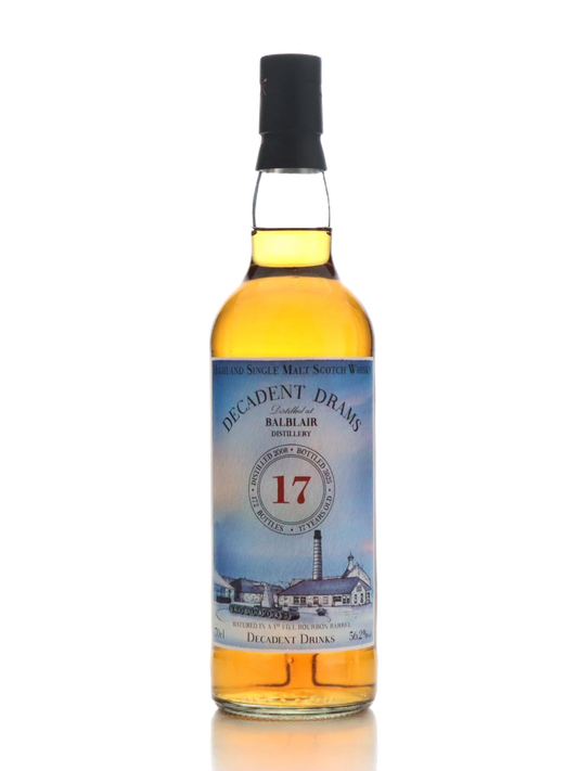 Decadent Drams 2008 Balblair 17 PX Sherry Hogshead Single Malt Scotch Whisky