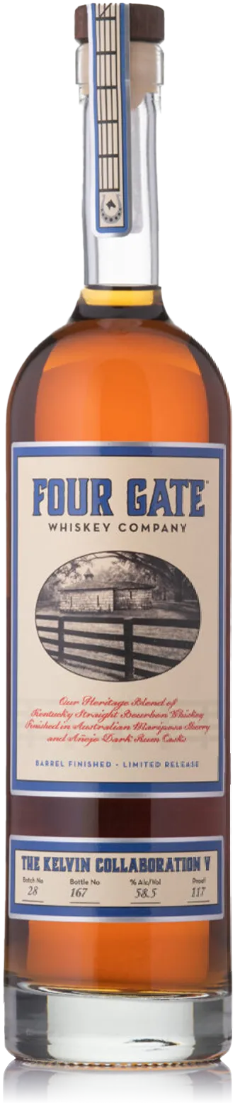 Four Gate Kelvin Collaboration V American Bourbon Whiskey (750ml)