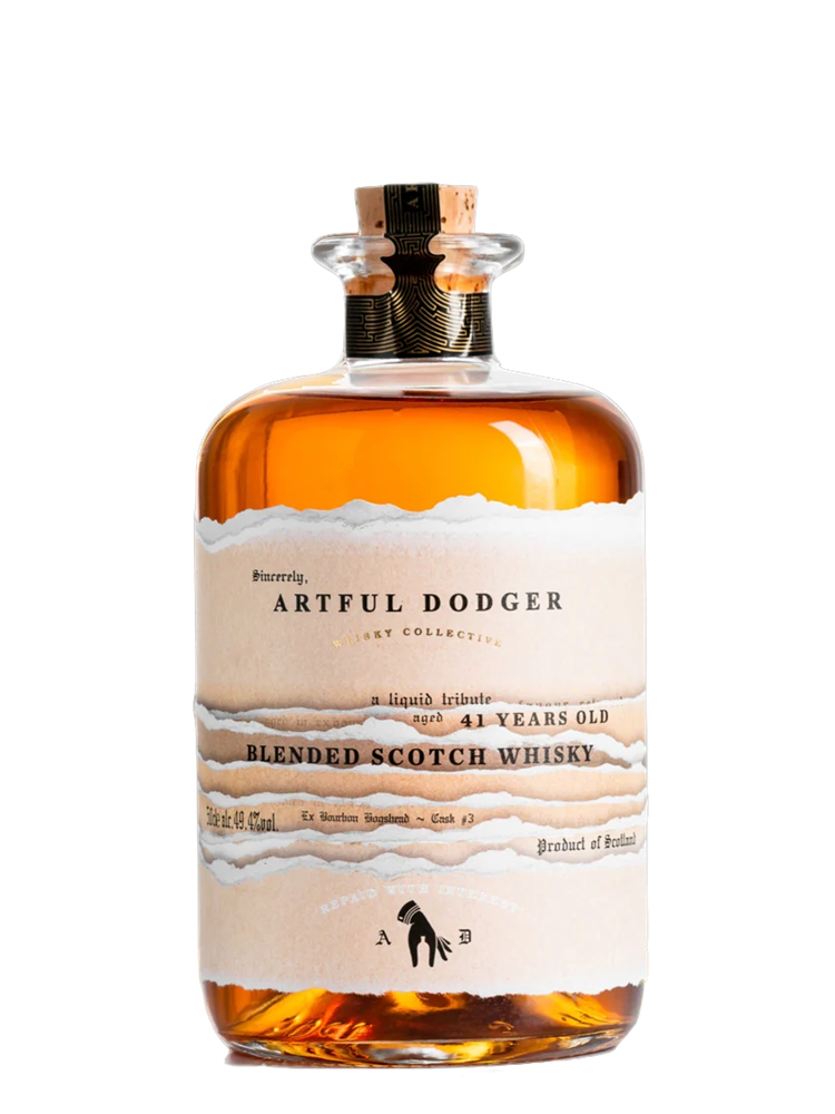 Artful Dodger 1978 Blend 41 Year Old Bourbon Hogshead Single Cask Blended Scotch Whisky (500ml)
