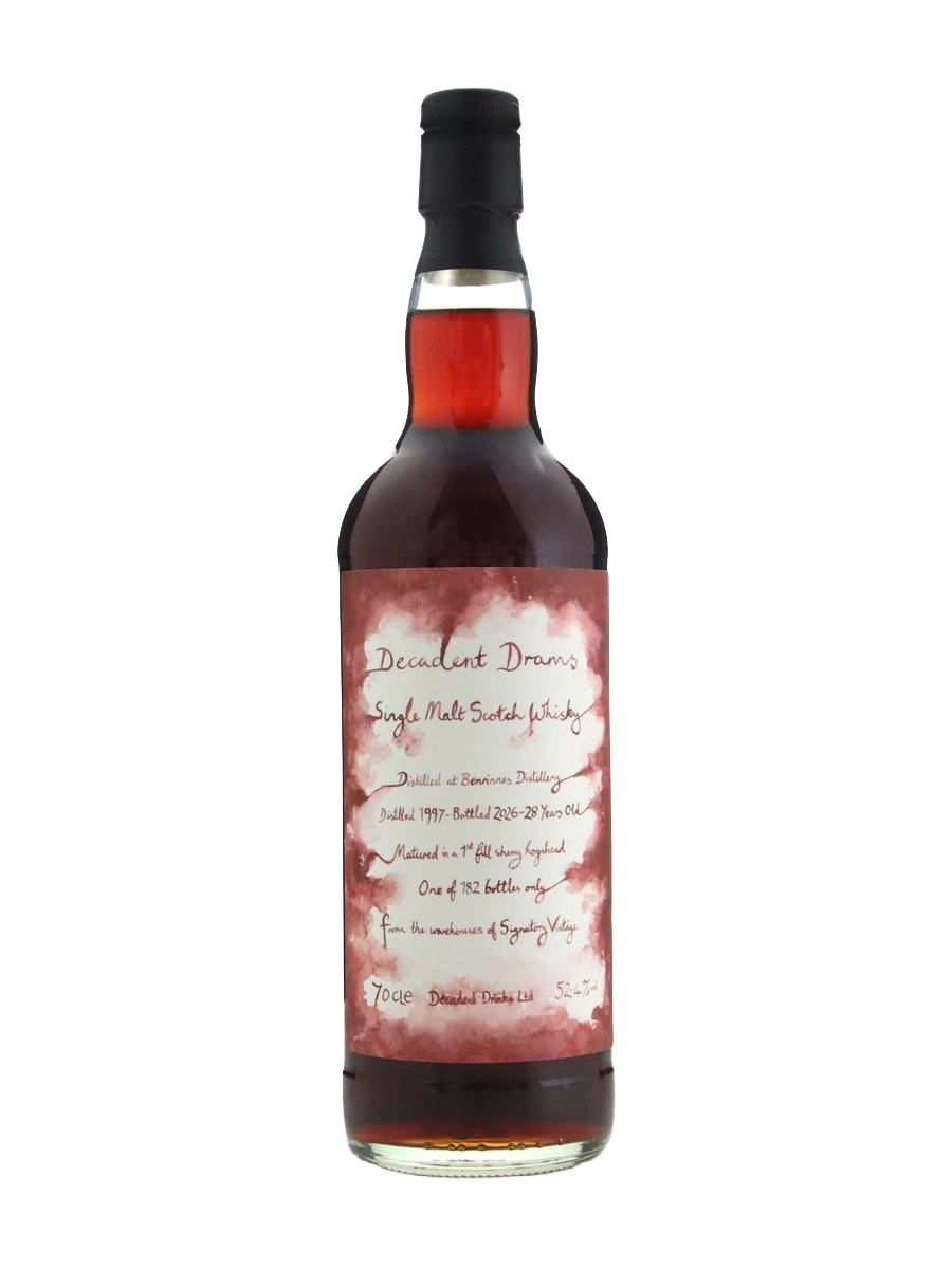 Decadent Drams 1997 Benrinnes 28 Year Old 1st Fill Sherry Hogshead Single Cask Single Malt Scotch Whisky