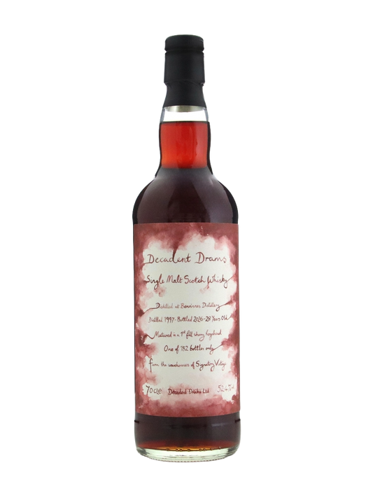 Decadent Drams 1997 Benrinnes 28 Year Old 1st Fill Sherry Hogshead Single Cask Single Malt Scotch Whisky