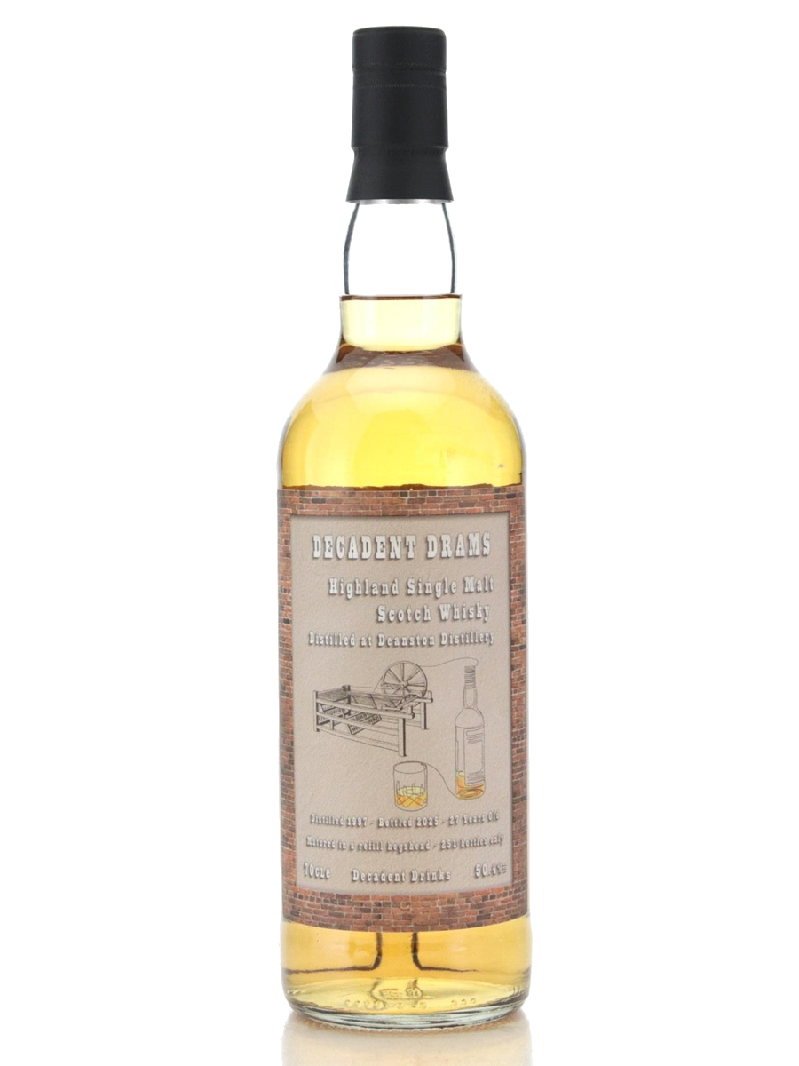 Decadent Drams 1997 Deanston 27 Year Old Refill Hogshead Single Cask Single Malt Scotch Whisky
