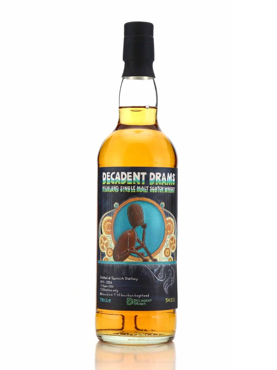 Decadent Drams 2011 Teaninich 13 Year Old 1st Fill Hogshead Single Cask Single Malt Scotch Whisky