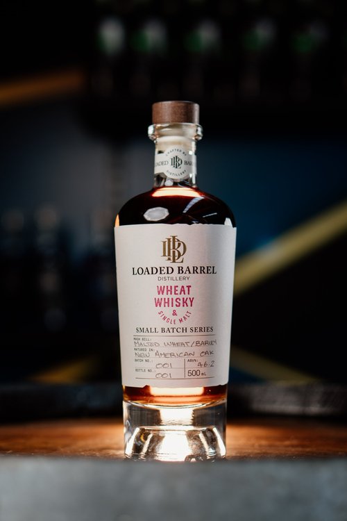 Loaded Barrel Small Batch Wheat & Single Malt Australian Blended Whisky (500ml)