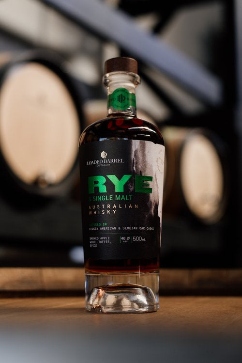 Loaded Barrel Distillery Australian Rye Whisky (500ml)