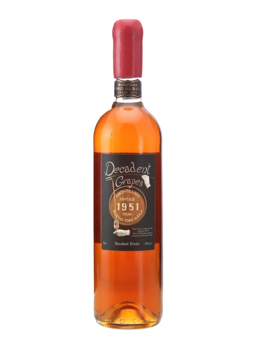 Decadent Grapes 1951 Amontillado 73 Year Old Sherry
