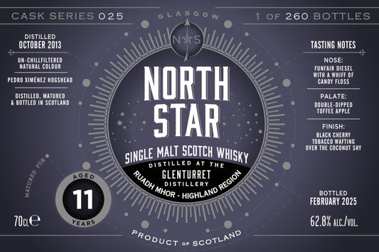 North Star Glenturret 'Ruadh Mhor' 11 Year Old PX Hogshead Single Cask Single Malt Scotch Whisky
