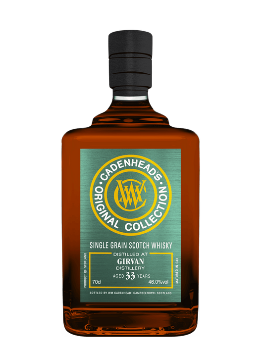 Cadenhead's Original Collection Girvan 33 Year Old Single Grain Scotch Whisky