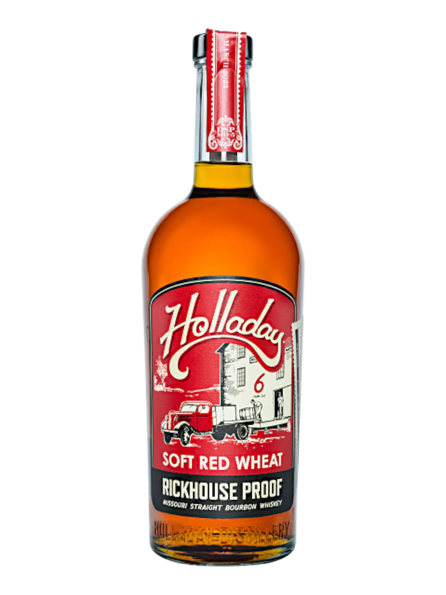 Holladay Distillery Soft Red Wheat Rickhouse Proof American Bourbon Whiskey
