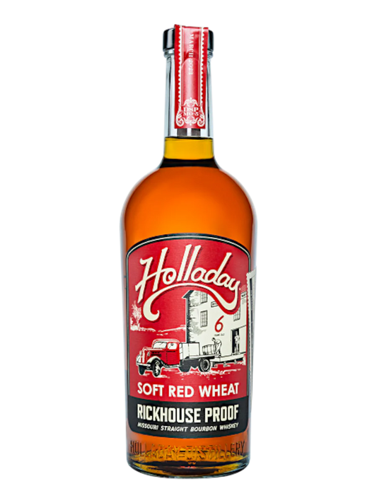 Holladay Distillery Soft Red Wheat Rickhouse Proof American Bourbon Whiskey