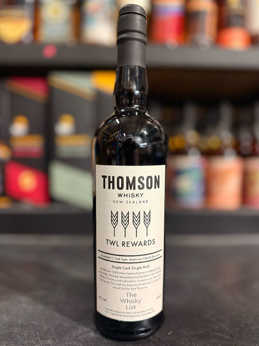 Thomson TWL Rewards Bourbon Cask New Zealand Single Malt Whisky