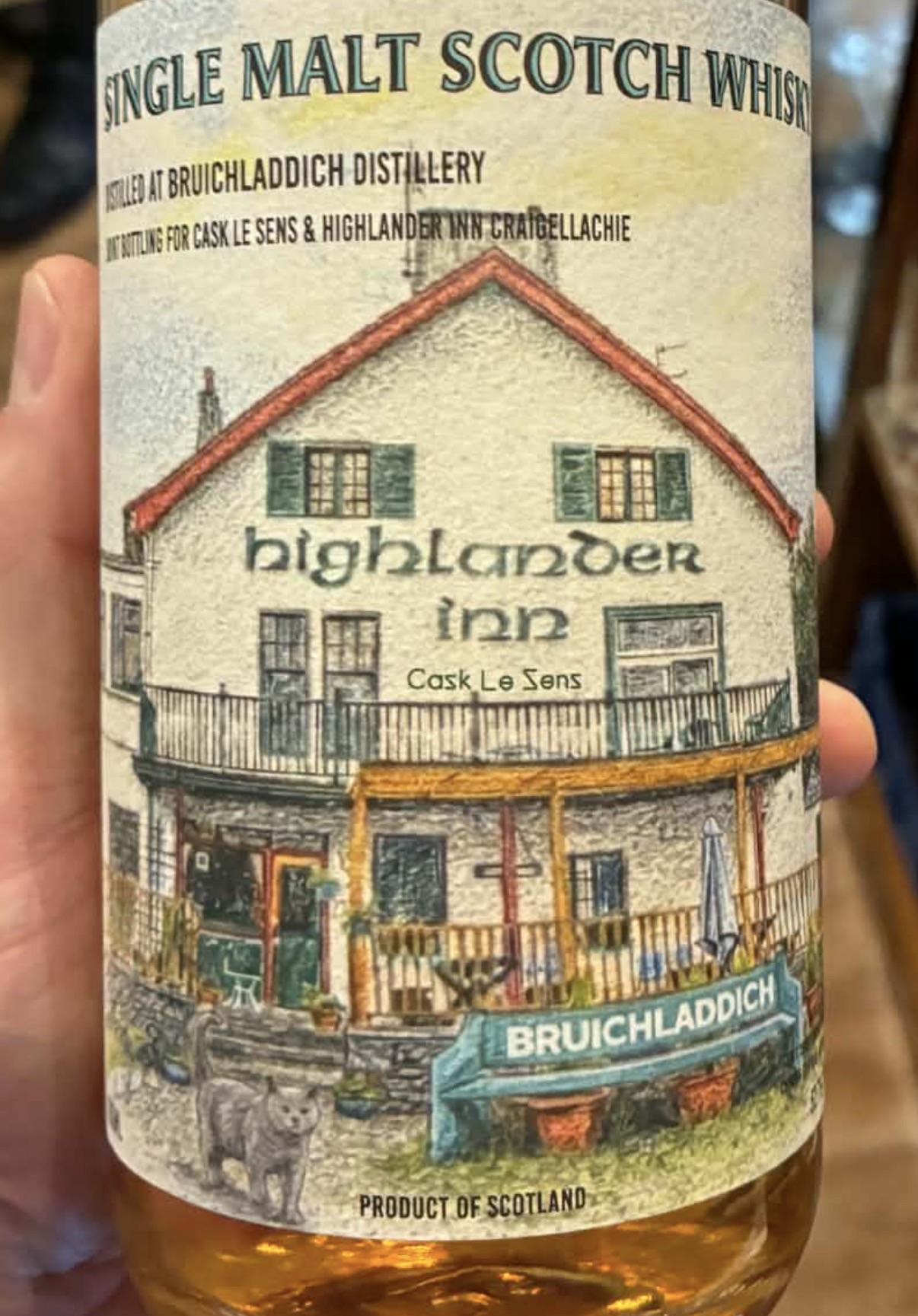 Highlander Inn 2008 Bruichladdich 17 Year Old For Cask Le Sans 1st Fill Bourbon Barrel Single Cask Single Malt Scotch Whisky [PRE-ORDER]