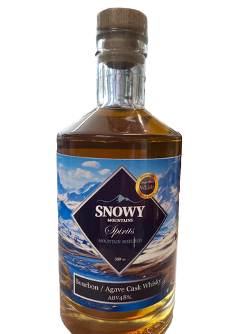 Snowy Mountain Spirits Bourbon/Agave Cask Matured Australian Single Malt Whisky