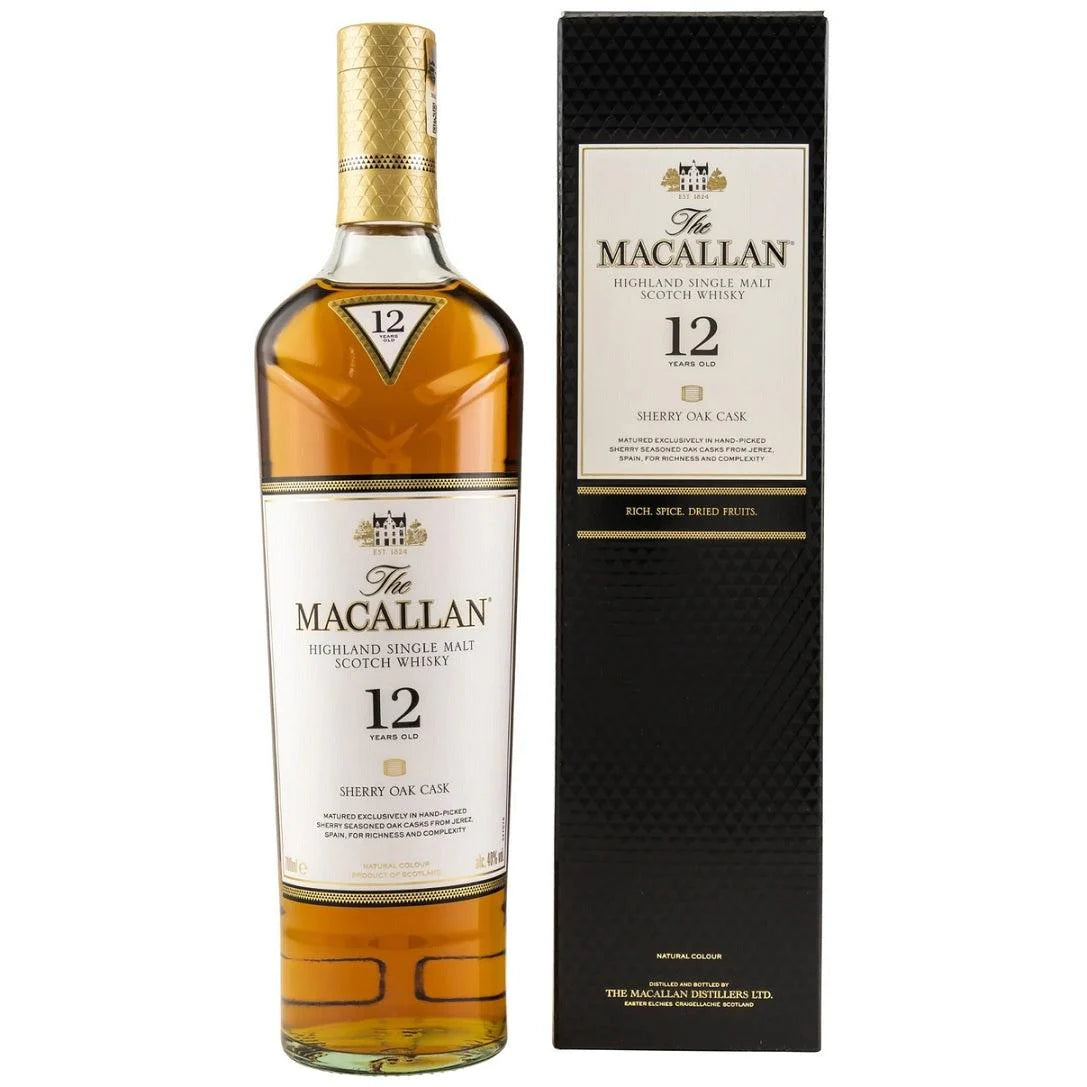 The Macallan 12 Year Old Sherry Oak Single Malt Scotch Whisky