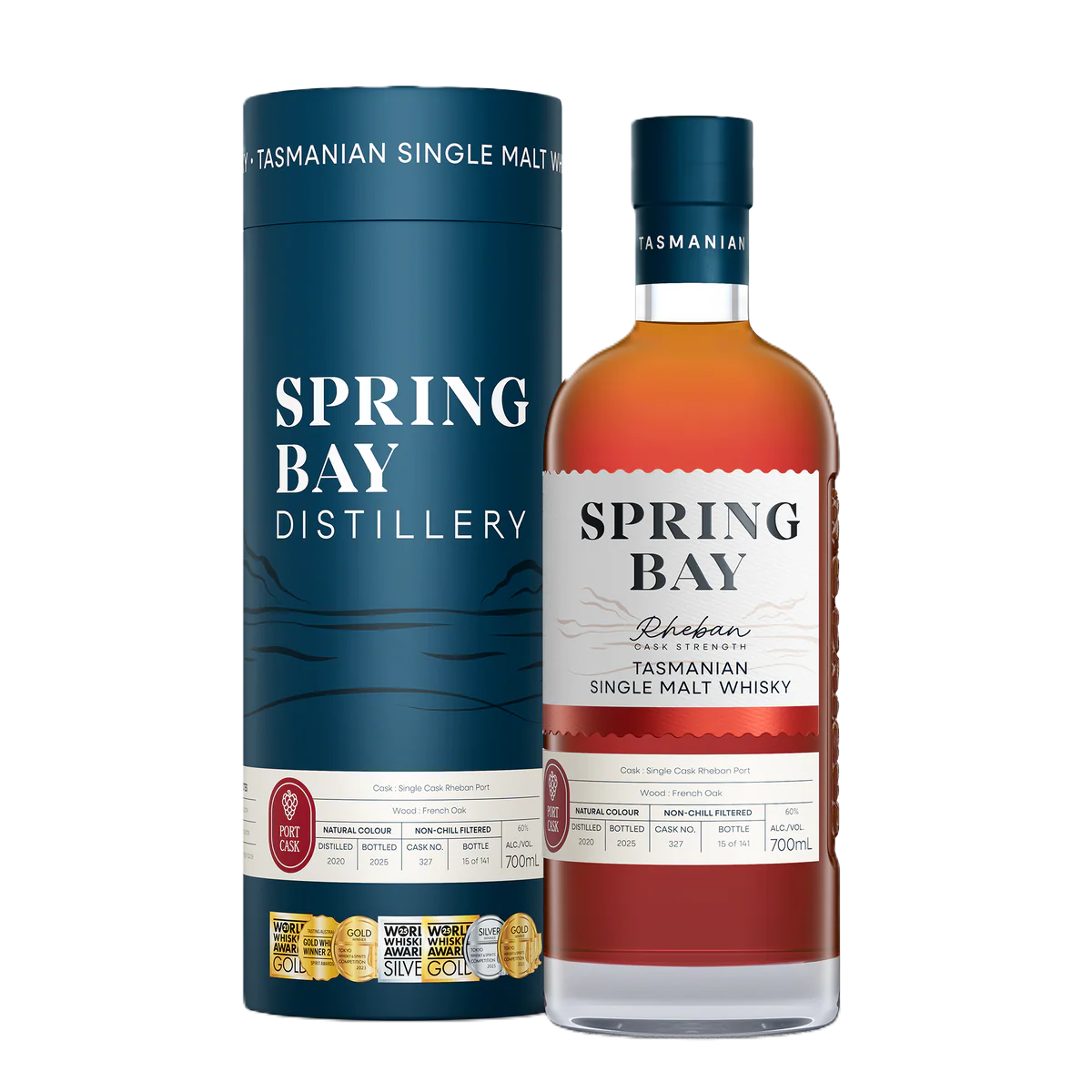Spring Bay Rheban Port Single Cask #327 Australian Single Malt Whisky