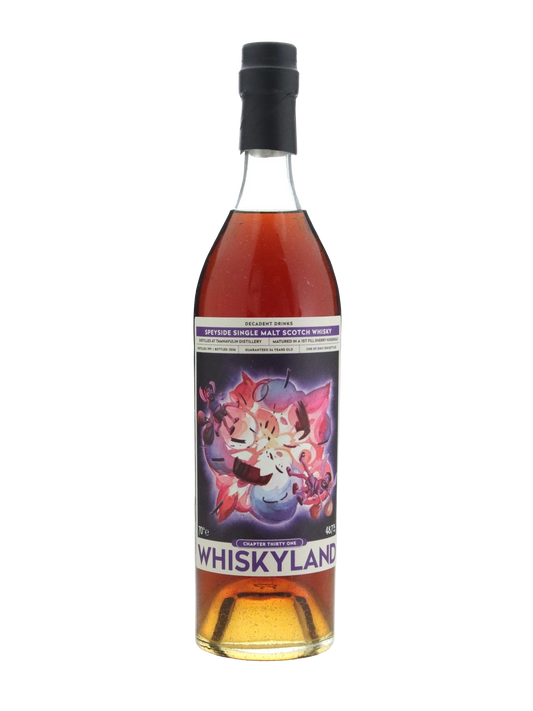 Whiskyland Chapter Thirty One 1991 Tamnavulin 34 Year Old 1st Fill Sherry Hogshead Single Cask Single Malt Scotch Whisky