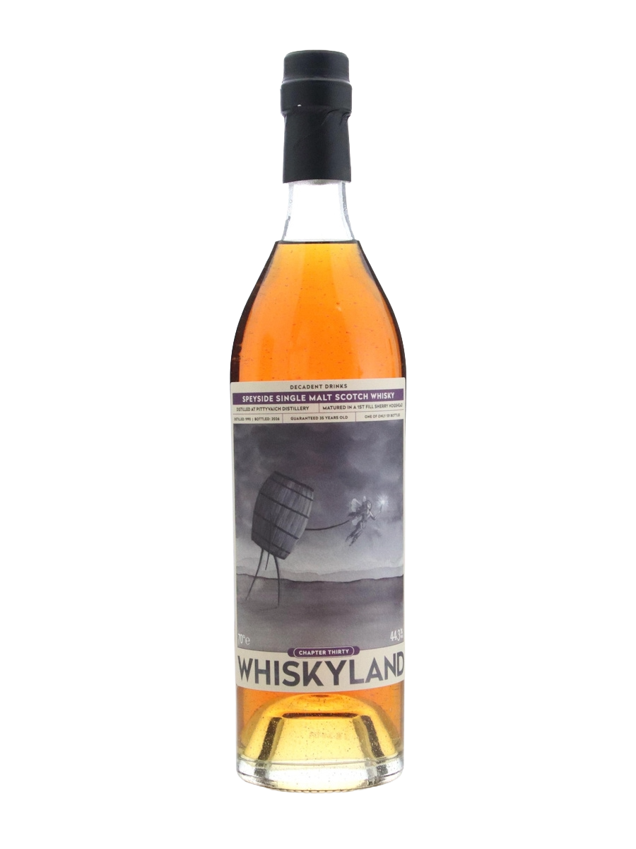 Whiskyland Chapter Thirty 1990 Pittyvaich 35 Year Old 1st Fill Sherry Hogshead Single Cask Single Malt Scotch Whisky