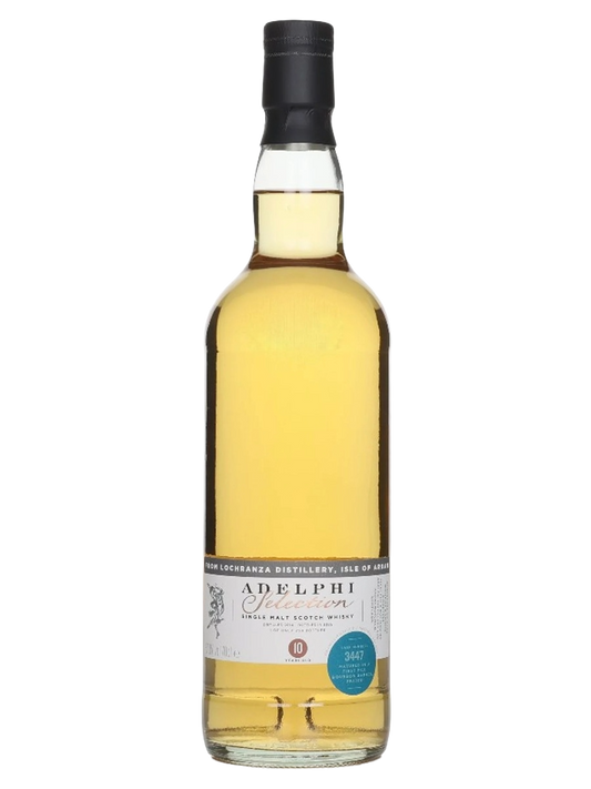 Adelphi 2014 Arran Peated 10 Year Old 1st Fill American Oak Bourbon Single Cask #3447 Single Malt Scotch Whisky